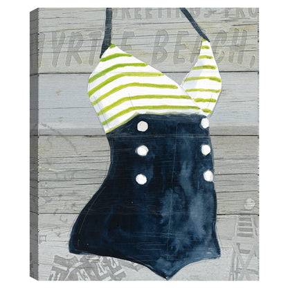Traje de Baño Vintage I en Madera - Carol Robinson