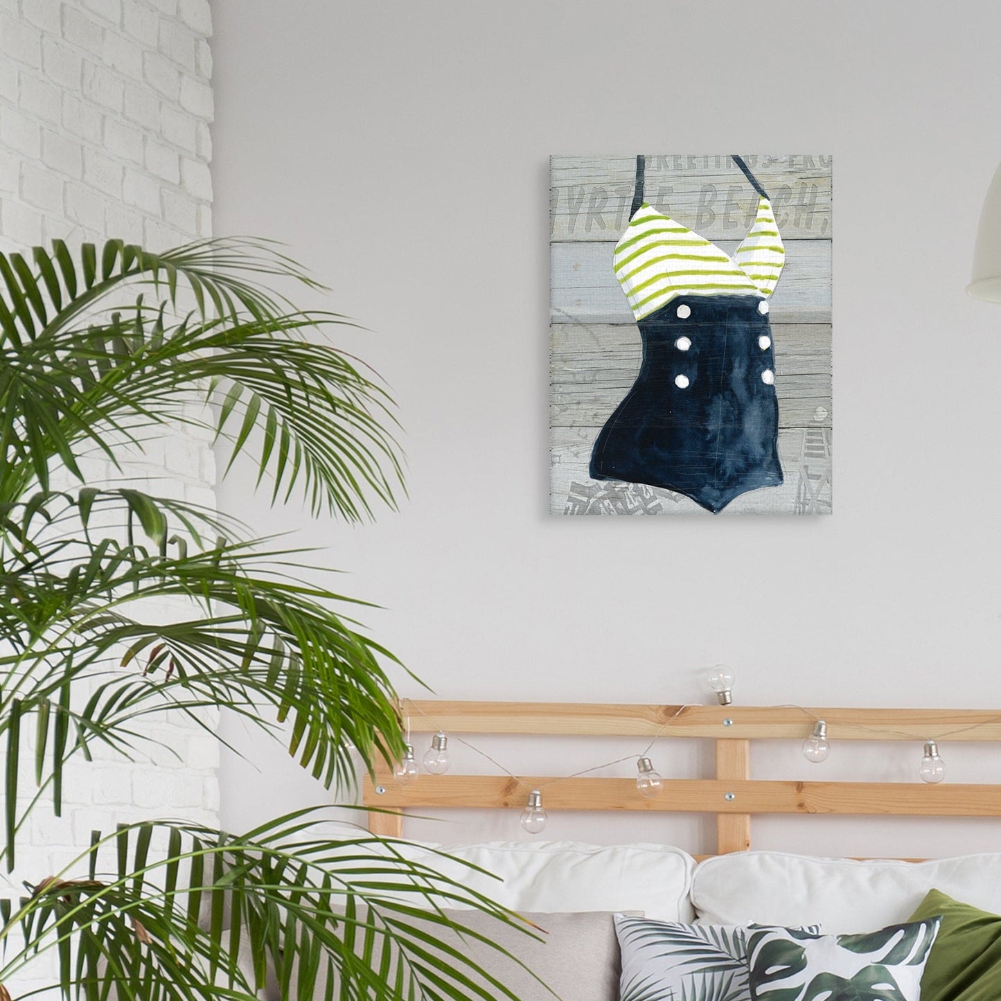 Traje de Baño Vintage I en Madera - Carol Robinson
