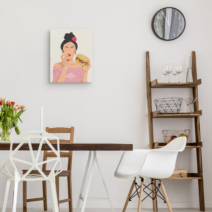 Chica de Hamburguesa - CAG Art