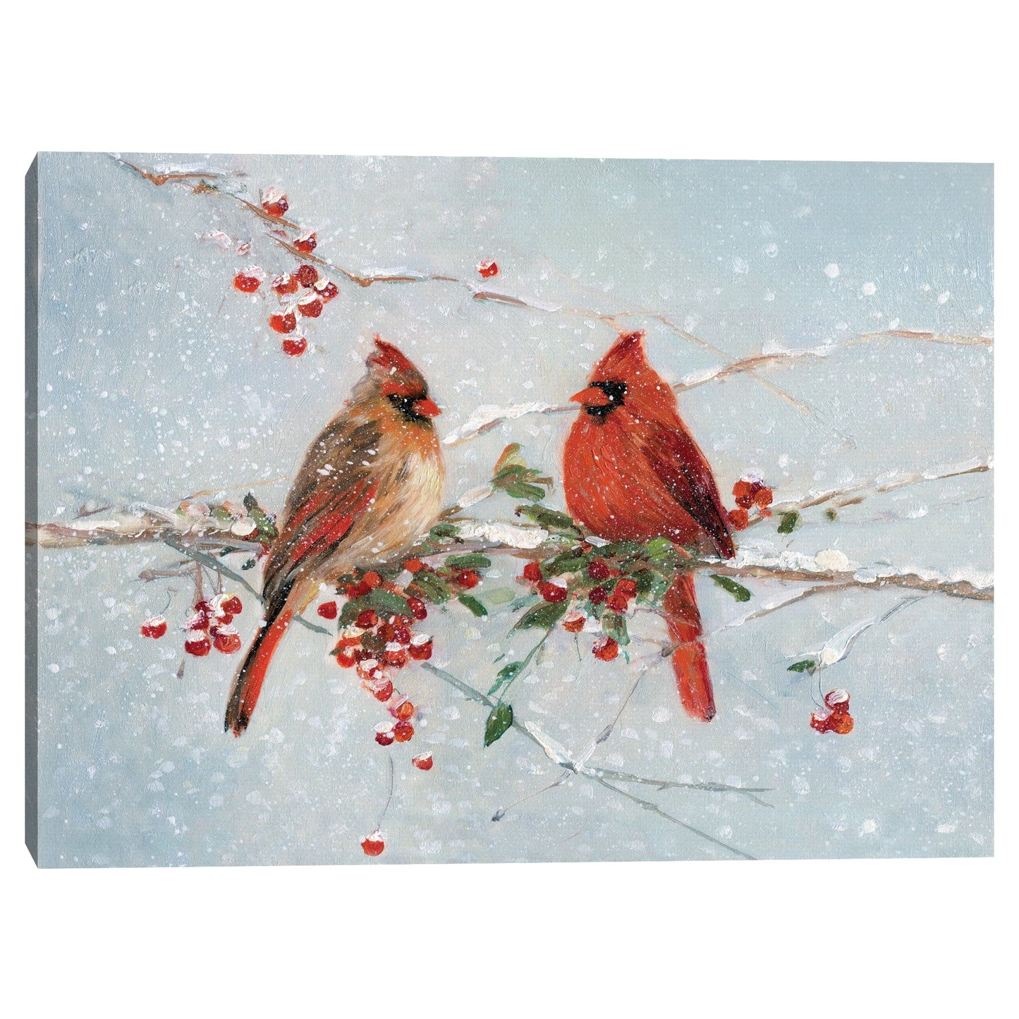 Cardenales en Invierno  - Sally Swatland