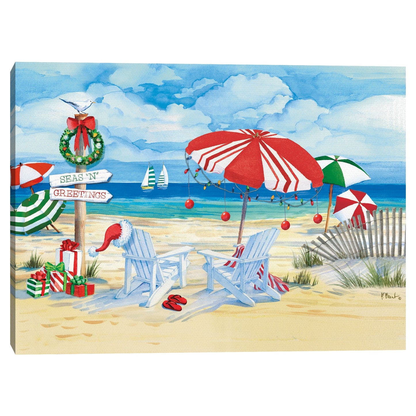 Letreros de Playa de Vacaciones - Paul Brent