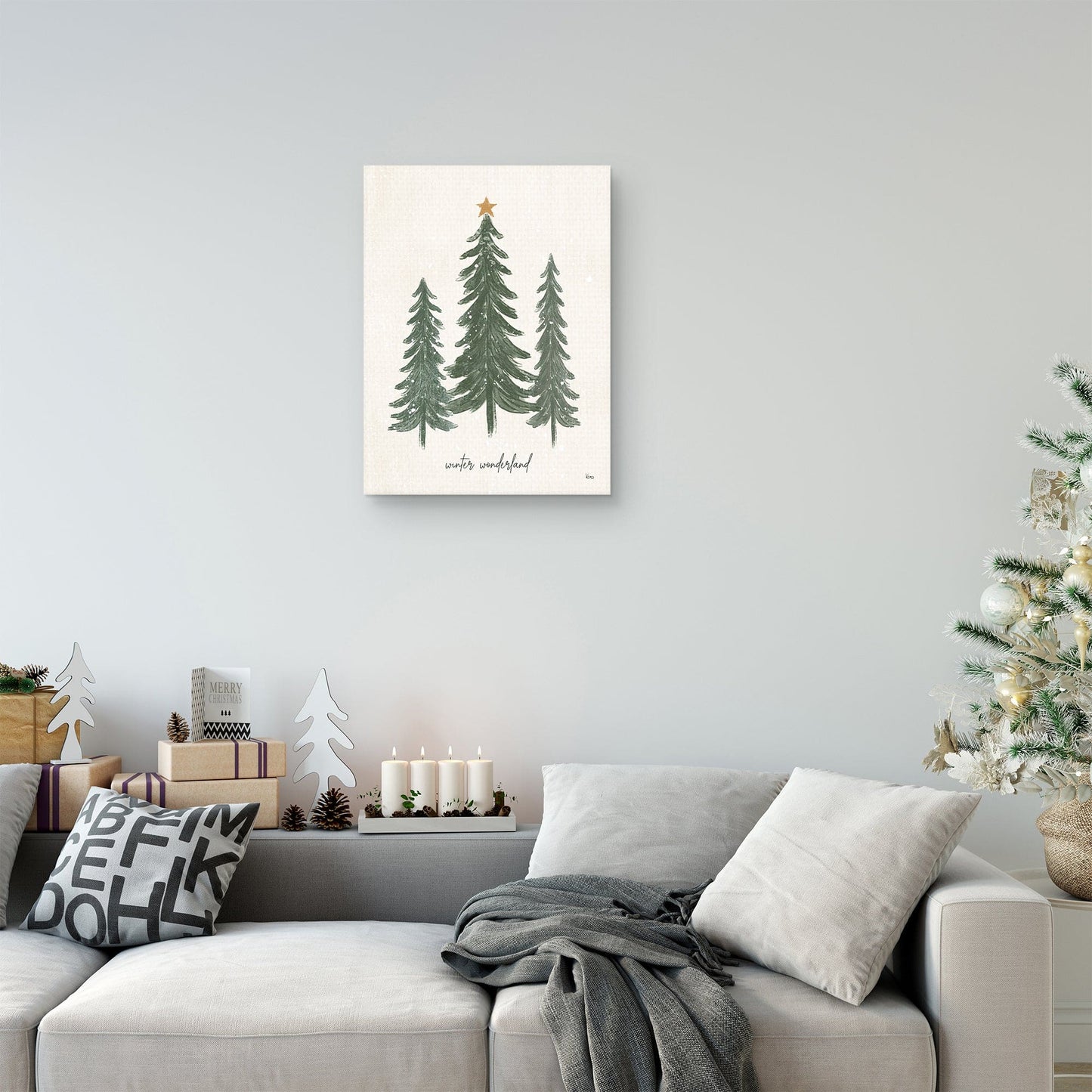 Arboles de Navidad en el Bosque - Veronique Charron